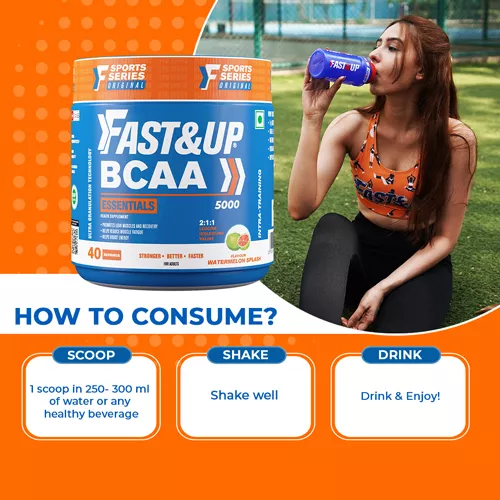 Fast&Up BCAA Essentials - Watermelon - Image 4