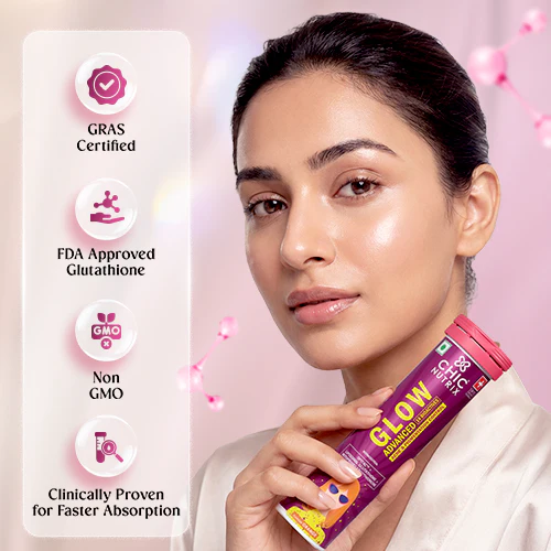 Chicnutrix Glow Advanced ā Liposomal Glutathione, Ergothioneine & Strong Antioxidant Formula for Uneven Skin Tone - Image 5