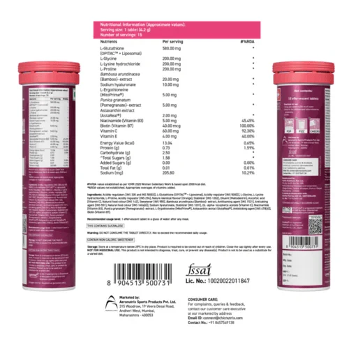 Chicnutrix Glow Advanced ā Liposomal Glutathione, Ergothioneine & Strong Antioxidant Formula for Uneven Skin Tone - Image 7