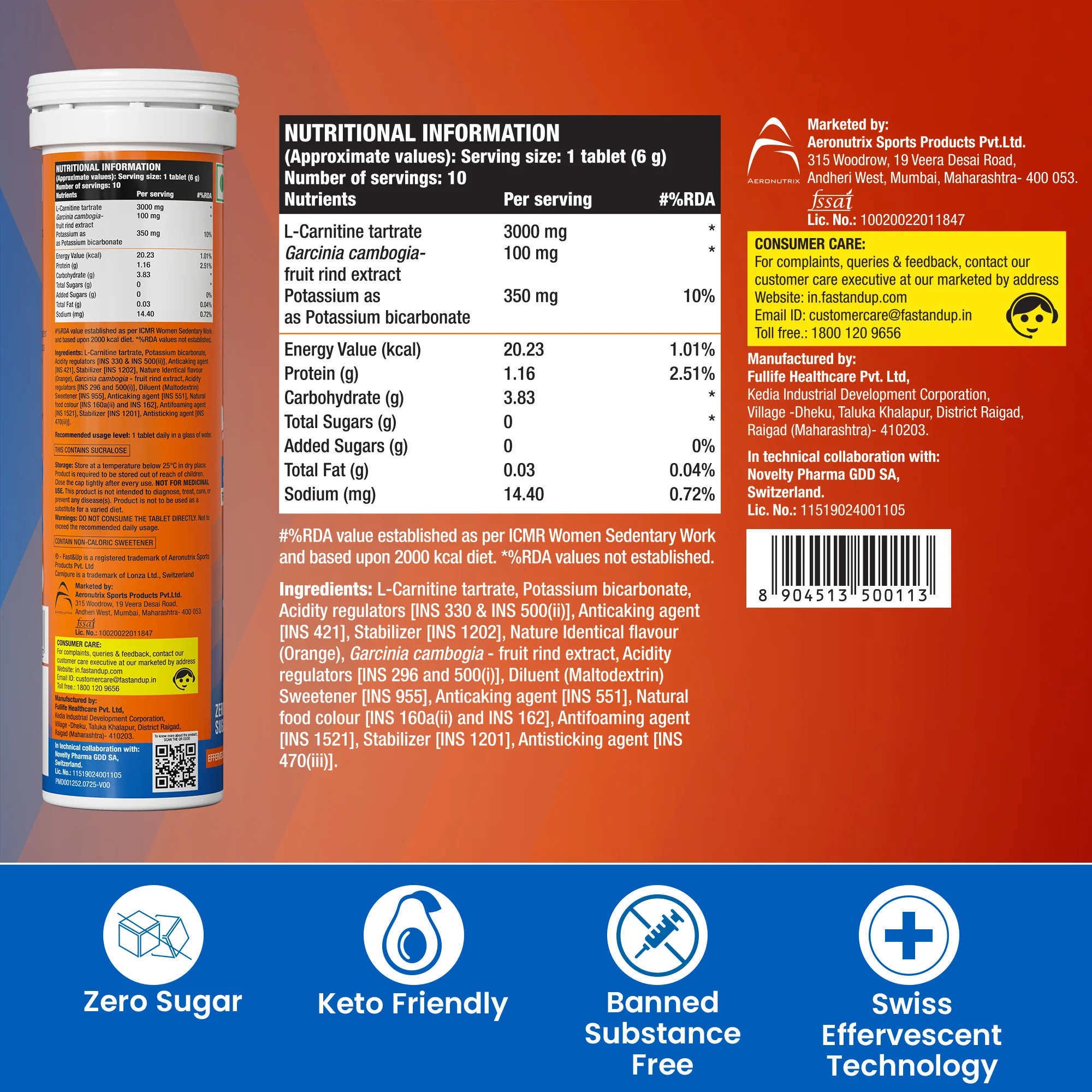 L-Carnitine 3000mg + Glow | Orange Flavor - Image 8